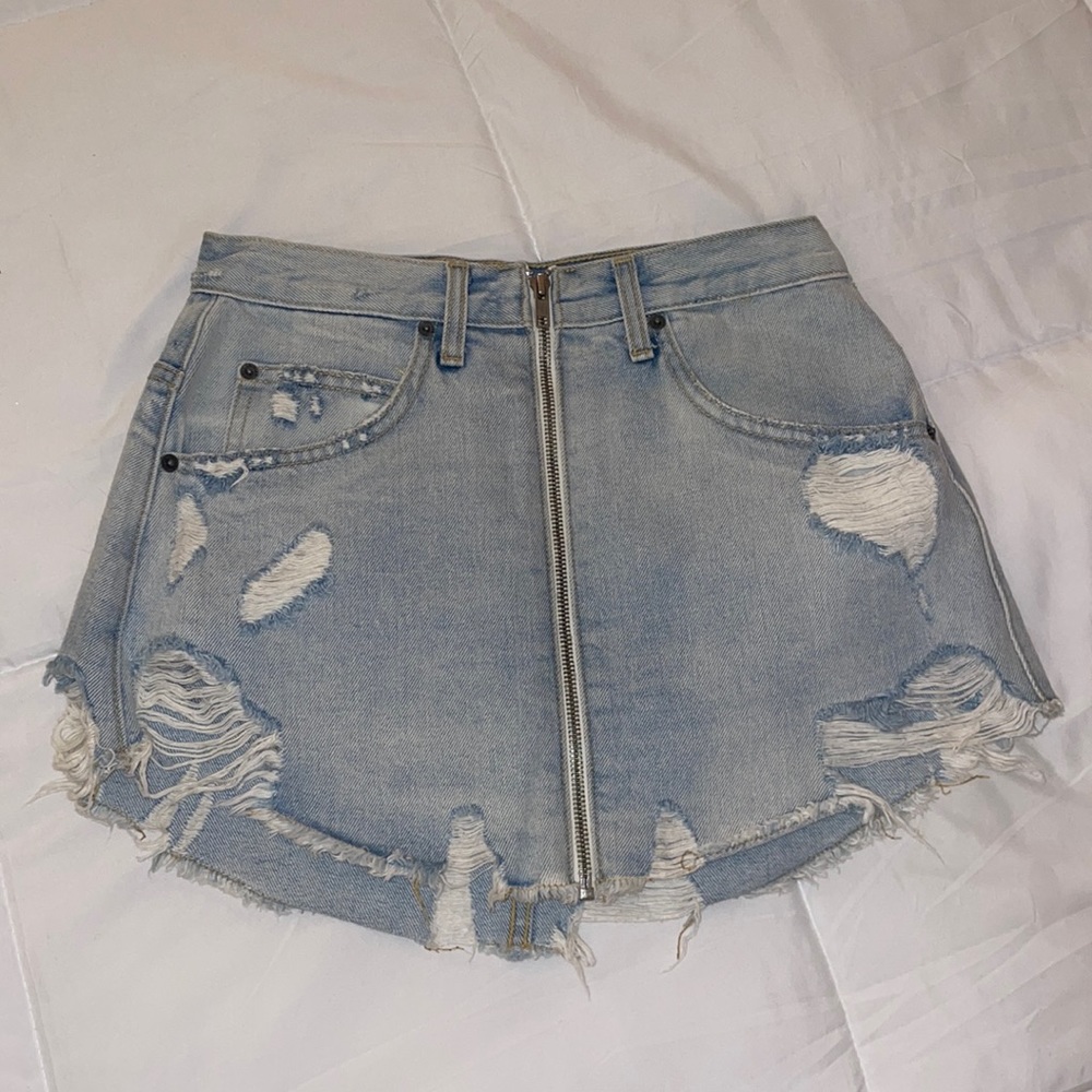 LF denim skirt